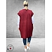 NO.1 BY OX Cardigan Mouwloos Syrah Red